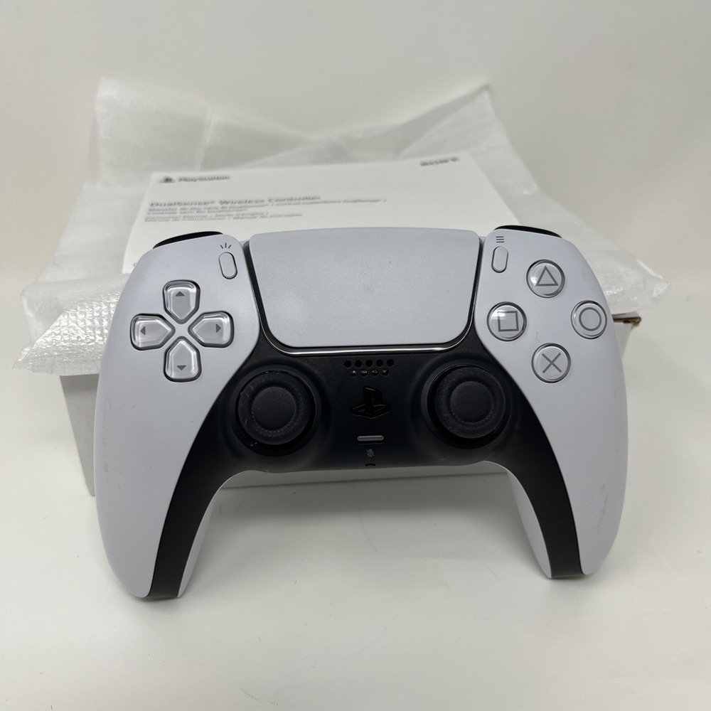 Sony PS5 DualSense Wireless Controller White CFI-ZCT1W OEM PlayStation 5 TESTED
